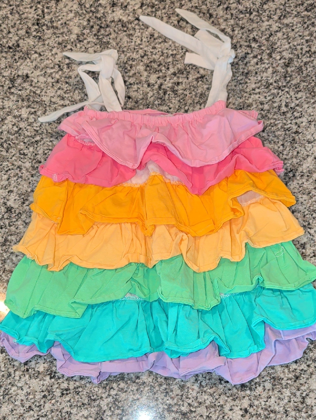 Lola + The Boys Pink Ruffle Dress
